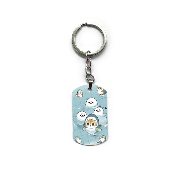 SharkCat Anime double-sided full-color printed keychain price for 5 pcs