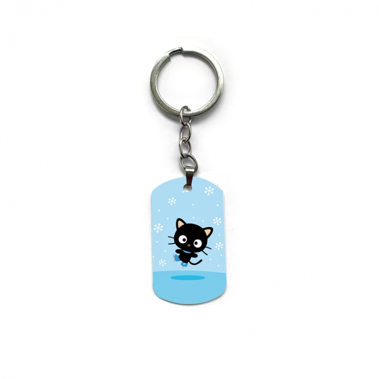 Sanrio Chocolate Cat Anime double-sided full-color printed keychain price for 5 pcs