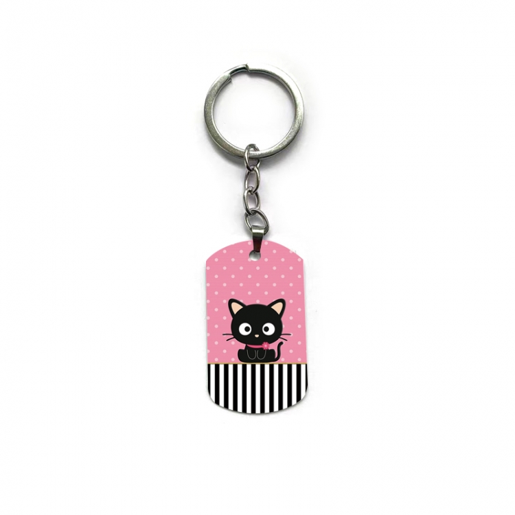 Sanrio Chocolate Cat Anime double-sided full-color printed keychain price for 5 pcs