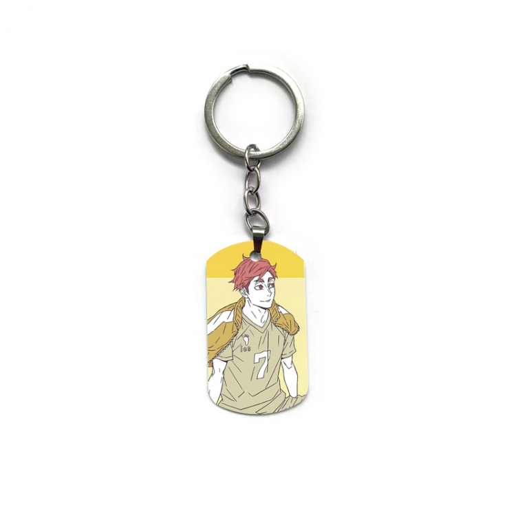 Haikyuu!! Anime double-sided full-color printed keychain price for 5 pcs