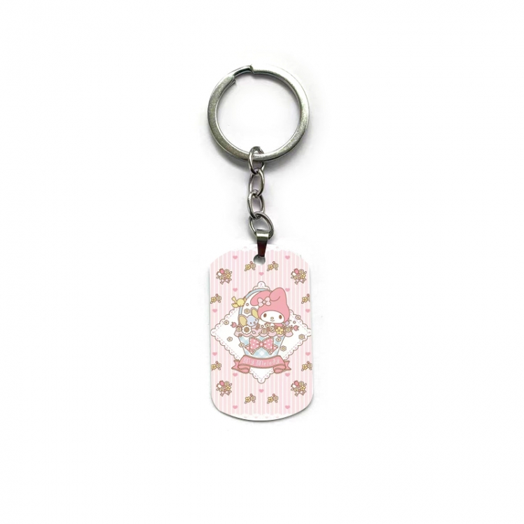 Melody Anime double-sided full-color printed keychain price for 5 pcs