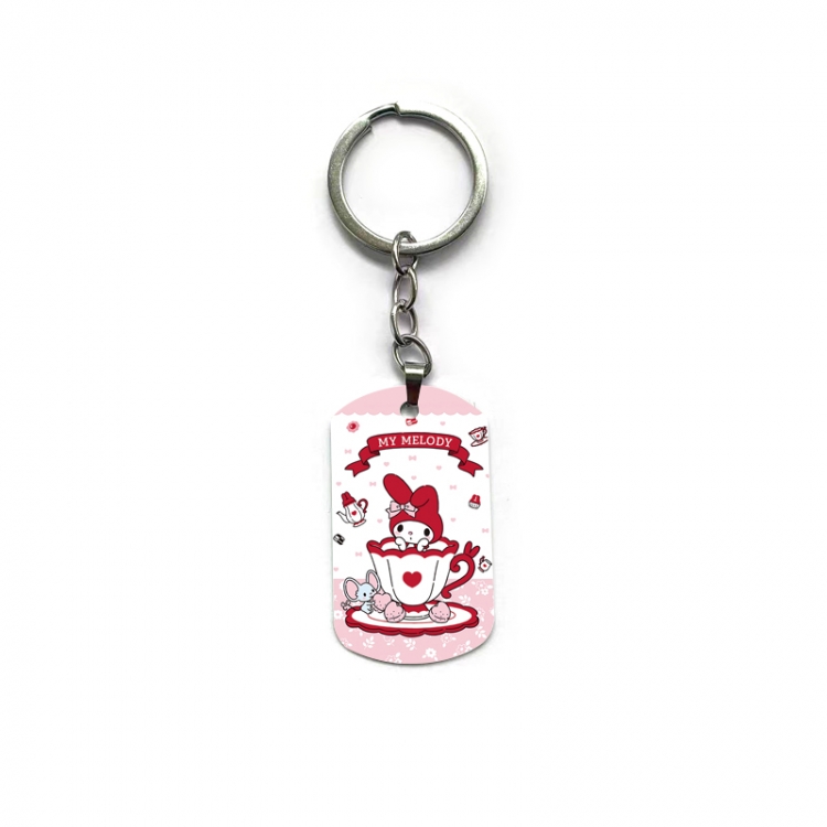 Melody Anime double-sided full-color printed keychain price for 5 pcs