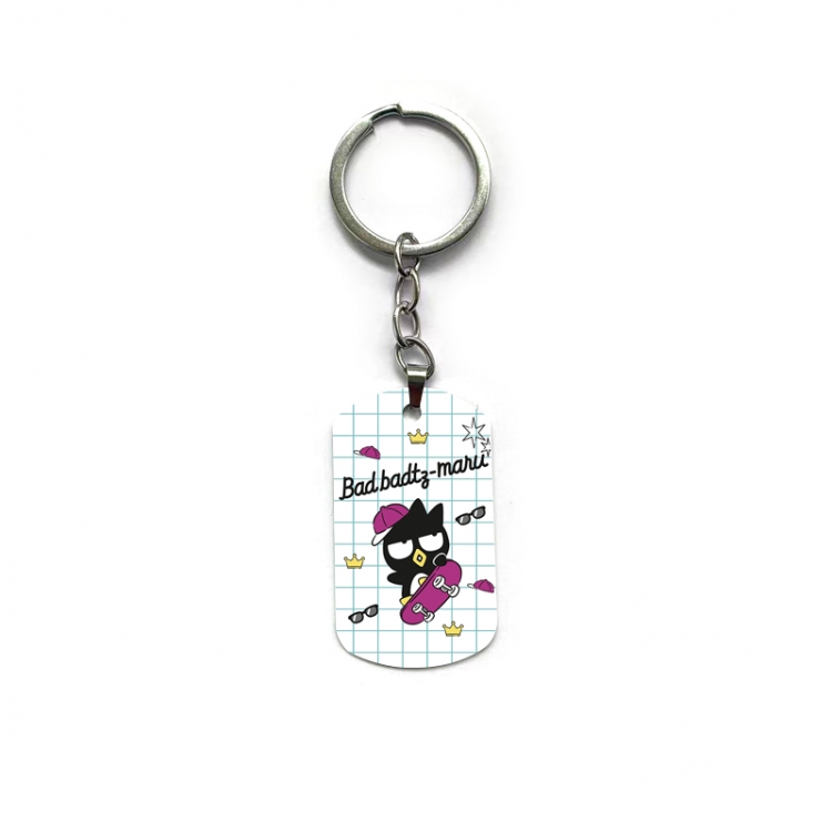 BAD BADTZ-MARU Anime double-sided full-color printed keychain price for 5 pcs