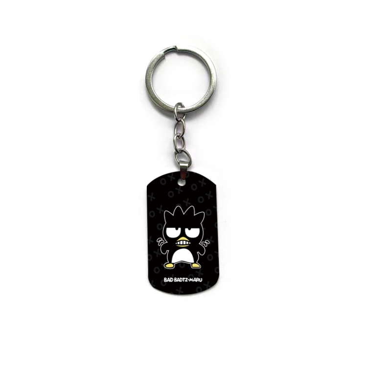 BAD BADTZ-MARU Anime double-sided full-color printed keychain price for 5 pcs