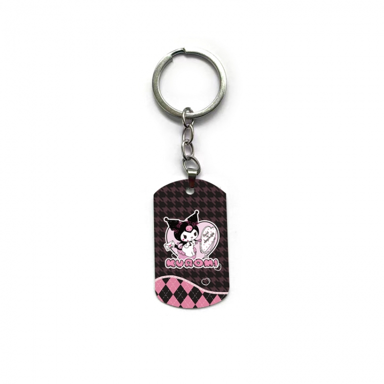 Kuromi Anime double-sided full-color printed keychain price for 5 pcs