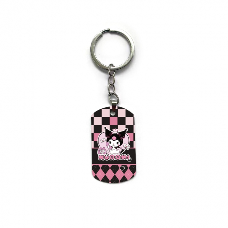 Kuromi Anime double-sided full-color printed keychain price for 5 pcs