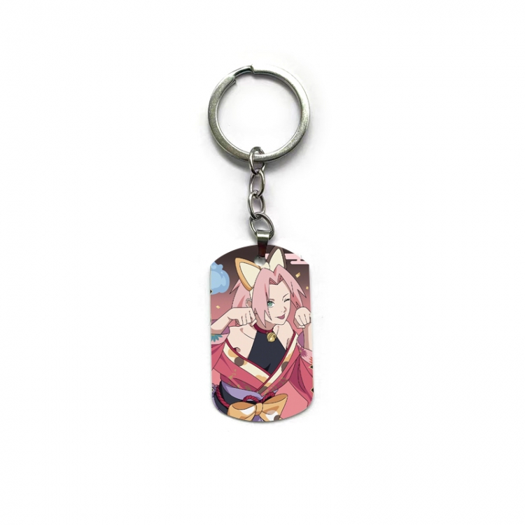 Naruto Anime double-sided full-color printed keychain price for 5 pcs