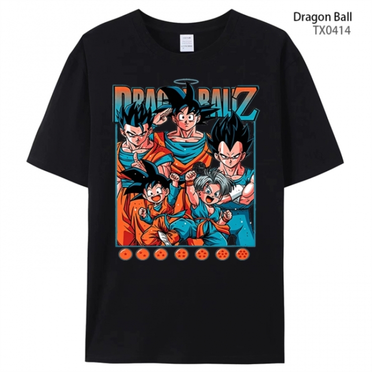 DRAGON BALL Anime peripheral printed pure cotton T-shirt from S to 4XL