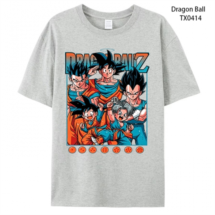 DRAGON BALL Anime peripheral printed pure cotton T-shirt from S to 4XL