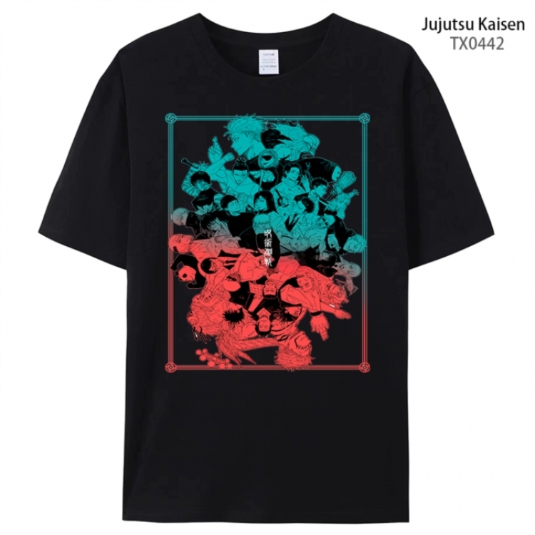 Jujutsu Kaisen Anime peripheral printed pure cotton T-shirt from S to 4XL