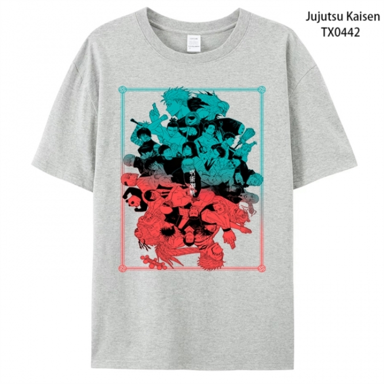 Jujutsu Kaisen Anime peripheral printed pure cotton T-shirt from S to 4XL