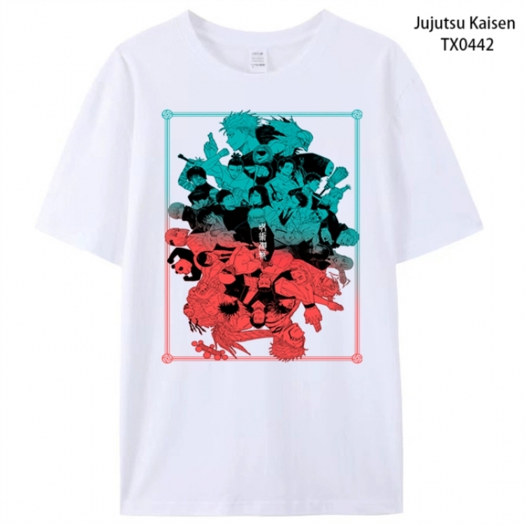 Jujutsu Kaisen Anime peripheral printed pure cotton T-shirt from S to 4XL