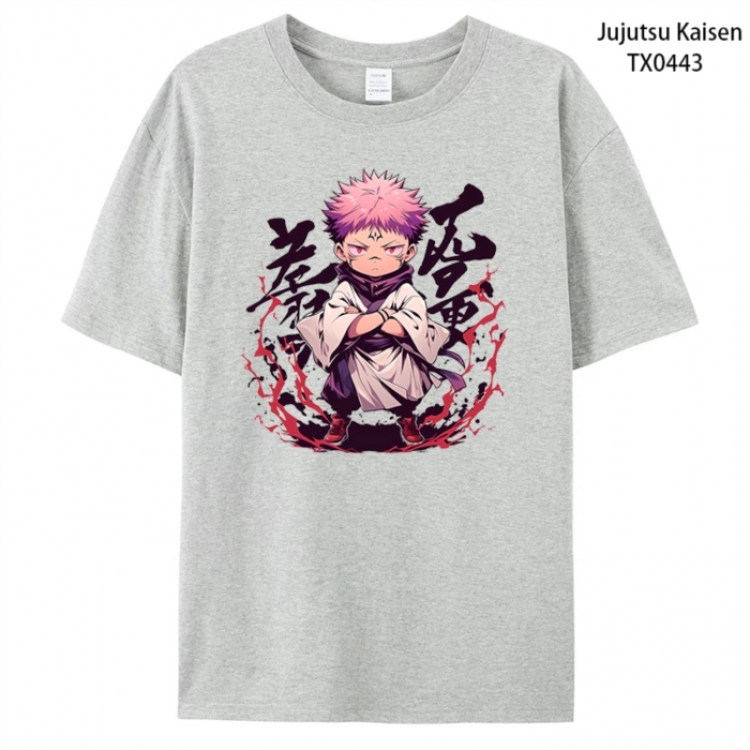 Jujutsu Kaisen Anime peripheral printed pure cotton T-shirt from S to 4XL