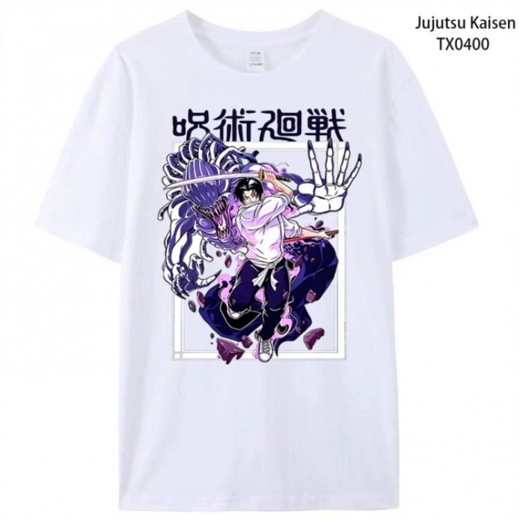 Jujutsu Kaisen Anime peripheral printed pure cotton T-shirt from S to 4XL