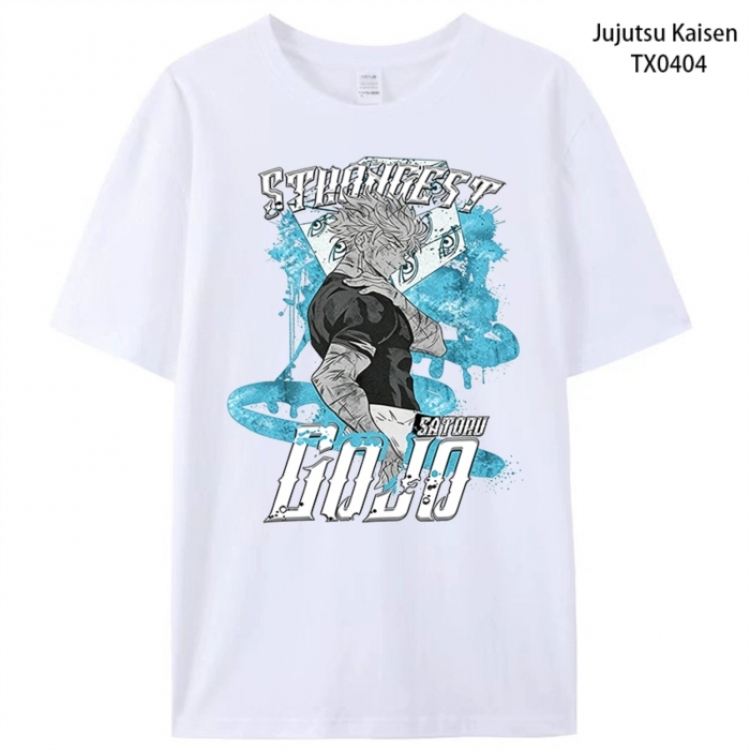 Jujutsu Kaisen Anime peripheral printed pure cotton T-shirt from S to 4XL