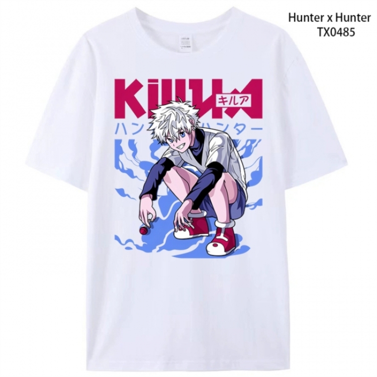 HunterXHunter Anime peripheral printed pure cotton T-shirt from S to 4XL