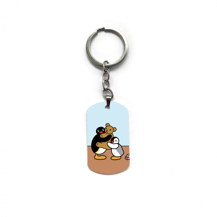 Pingu Anime double-sided full-color printed keychain price for 5 pcs