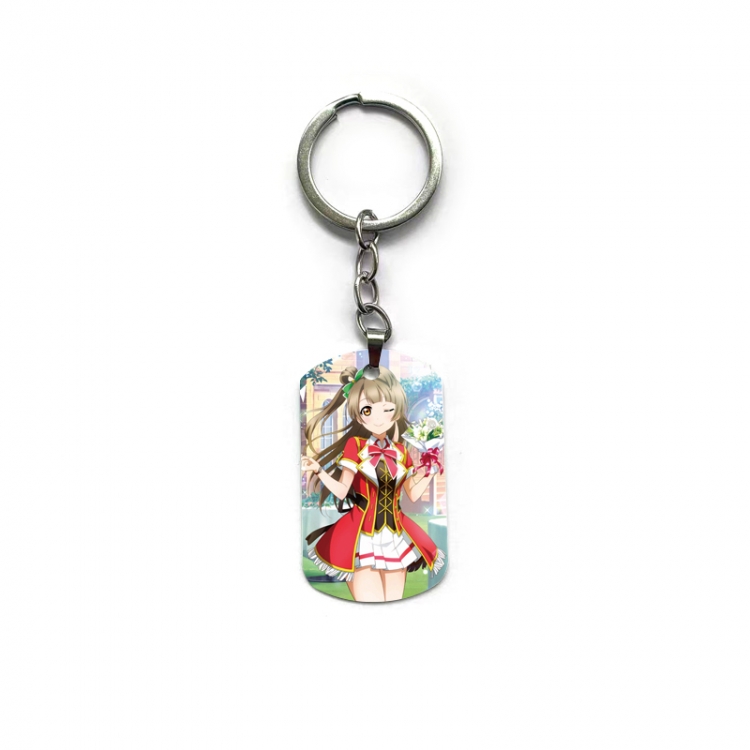 LOVE LIVE Anime double-sided full-color printed keychain price for 5 pcs