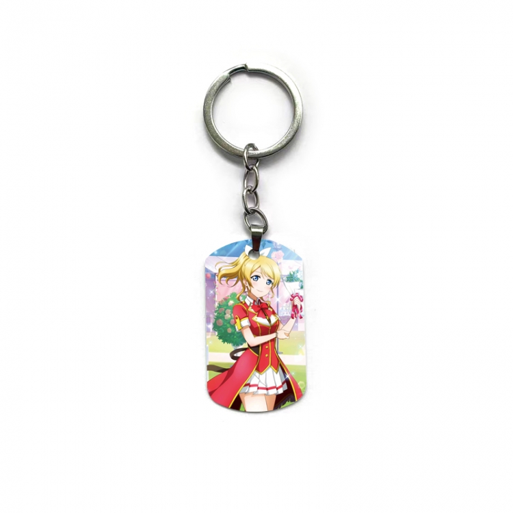 LOVE LIVE Anime double-sided full-color printed keychain price for 5 pcs
