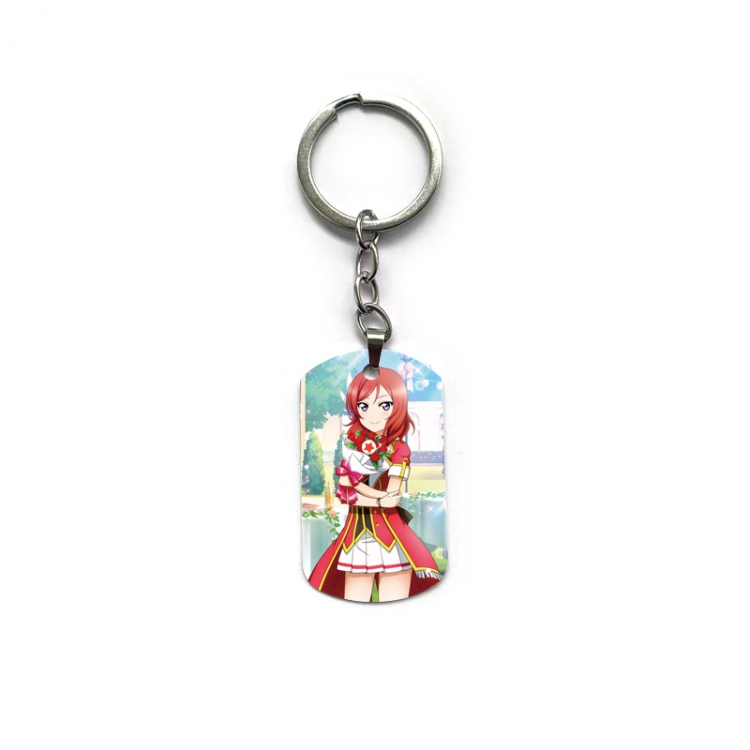 LOVE LIVE Anime double-sided full-color printed keychain price for 5 pcs