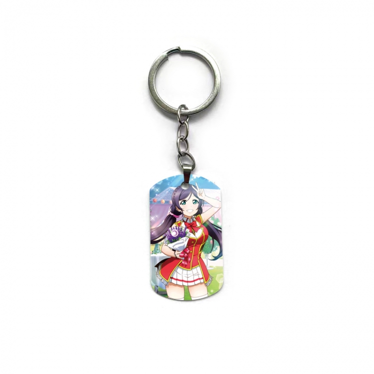 LOVE LIVE Anime double-sided full-color printed keychain price for 5 pcs