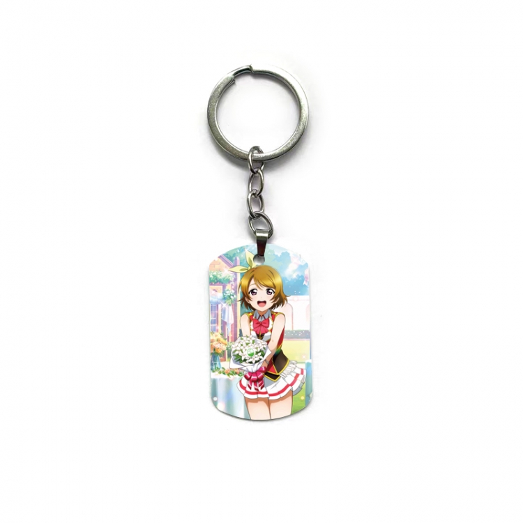 LOVE LIVE Anime double-sided full-color printed keychain price for 5 pcs