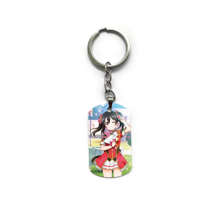 LOVE LIVE Anime double-sided full-color printed keychain price for 5 pcs