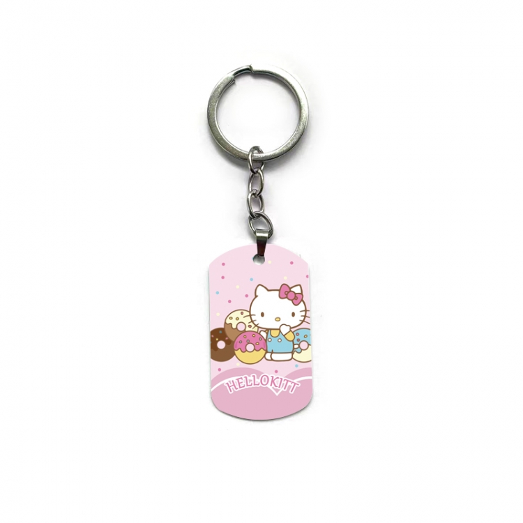 Hello-Kitty Anime double-sided full-color printed keychain price for 5 pcs