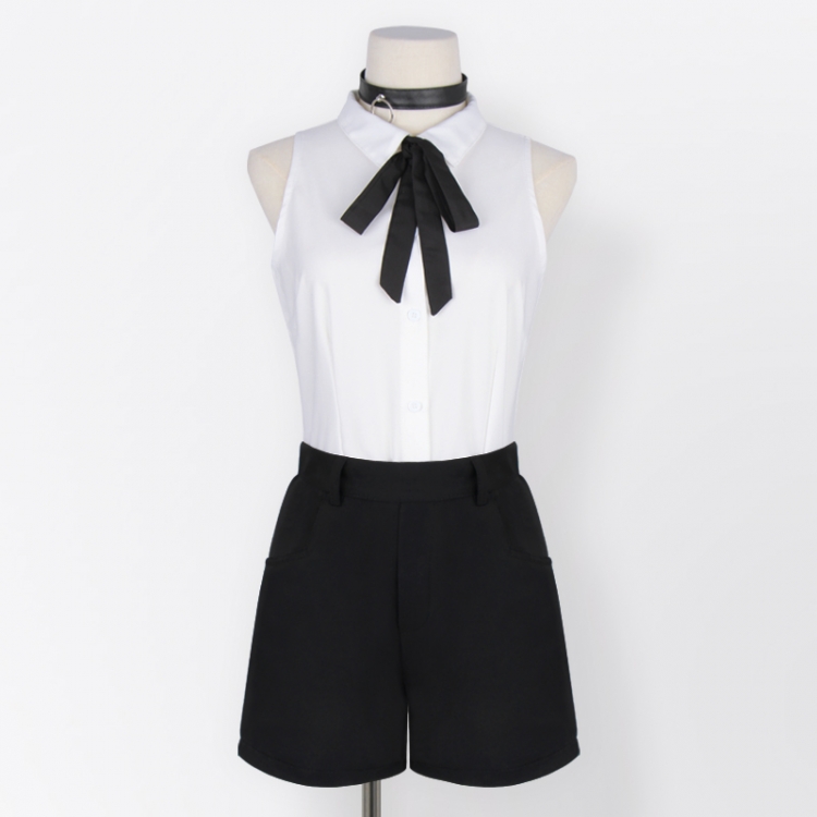 Chainsaw Man Anime-themed Shirt and Shorts from XS to 2XL