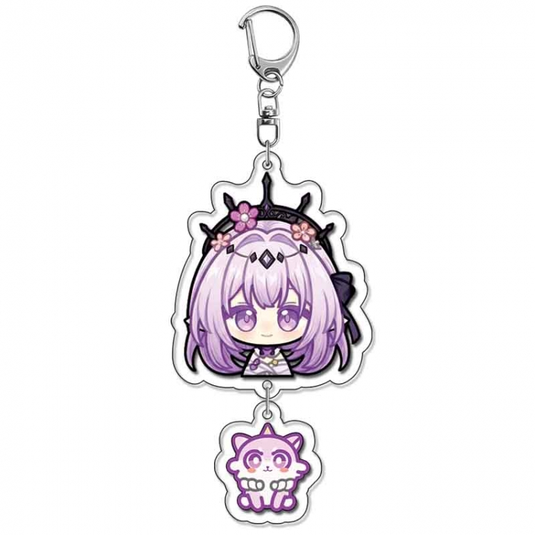 Honkai: Star Rail Anime acrylic Pendant Key Chain  price for 5 pcs