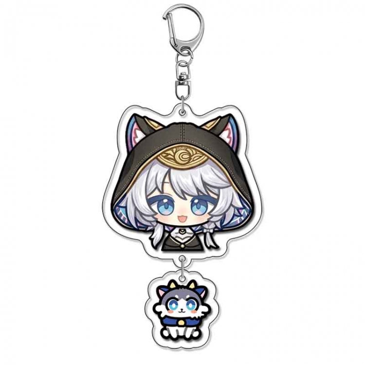 Honkai: Star Rail Anime acrylic Pendant Key Chain  price for 5 pcs