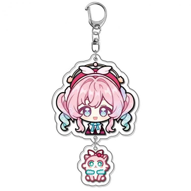 Honkai: Star Rail Anime acrylic Pendant Key Chain  price for 5 pcs