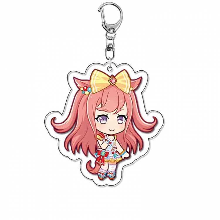 Pretty Derby Anime Acrylic Keychain Charm price for 5 pcs