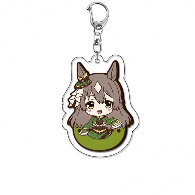 Pretty Derby Anime Acrylic Keychain Charm price for 5 pcs