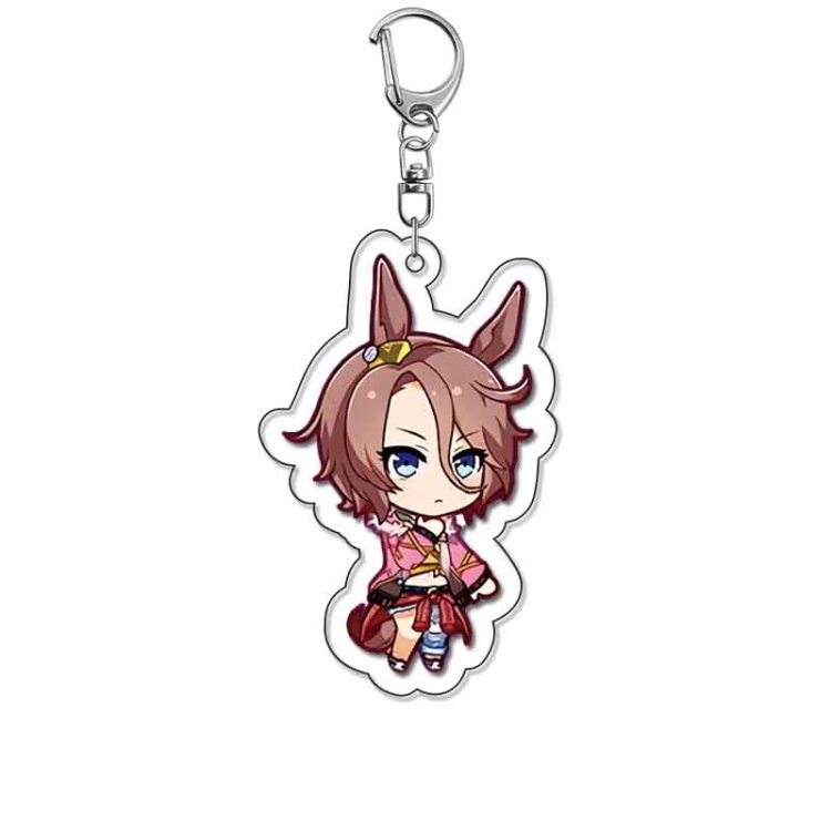 Pretty Derby Anime Acrylic Keychain Charm price for 5 pcs