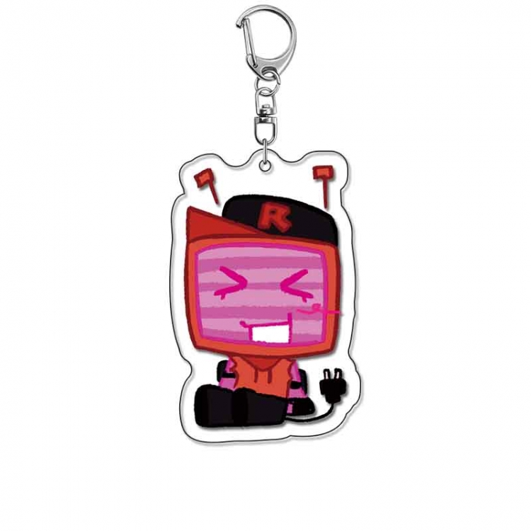 ‌The Abandoned Visitor Anime Acrylic Keychain Charm price for 5 pcs