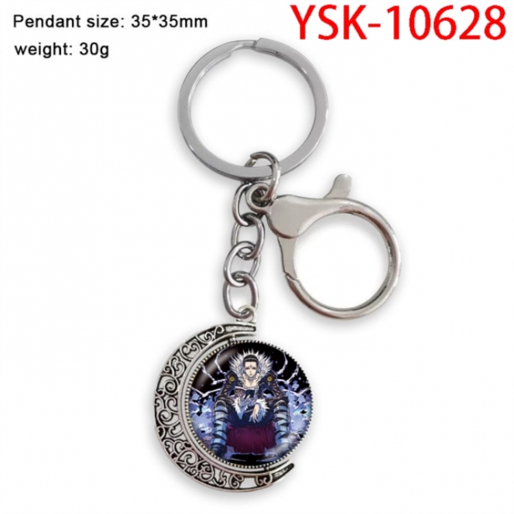 HunterXHunter Anime double-sided crystal rotating gemstone keychain pendant price for 5 pcs