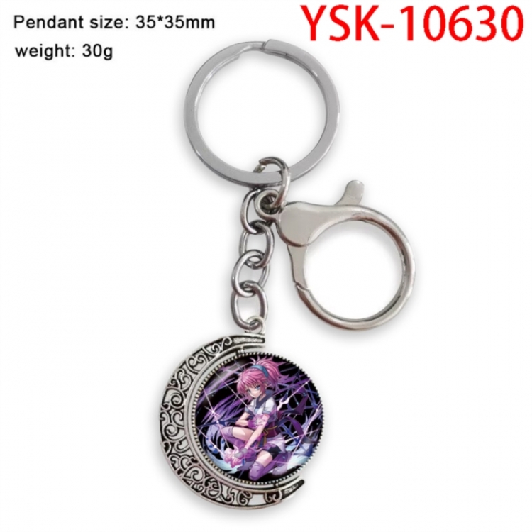 HunterXHunter Anime double-sided crystal rotating gemstone keychain pendant price for 5 pcs