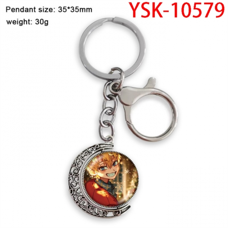 Toilet-bound Hanako-kun Anime double-sided crystal rotating gemstone keychain pendant price for 5 pcs