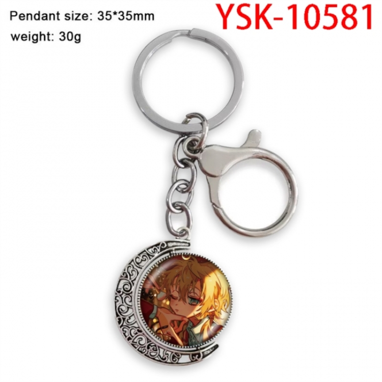 Toilet-bound Hanako-kun Anime double-sided crystal rotating gemstone keychain pendant price for 5 pcs