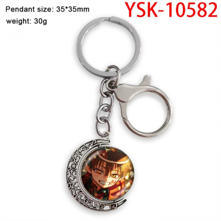 Toilet-bound Hanako-kun Anime double-sided crystal rotating gemstone keychain pendant price for 5 pcs