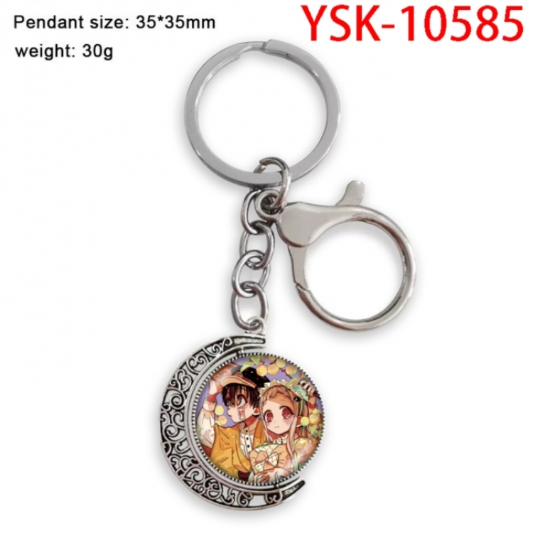 Toilet-bound Hanako-kun Anime double-sided crystal rotating gemstone keychain pendant price for 5 pcs