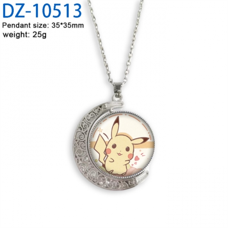 Pokemon Anime Double sided Crystal Rotating Gem Necklace price for 5 pcs