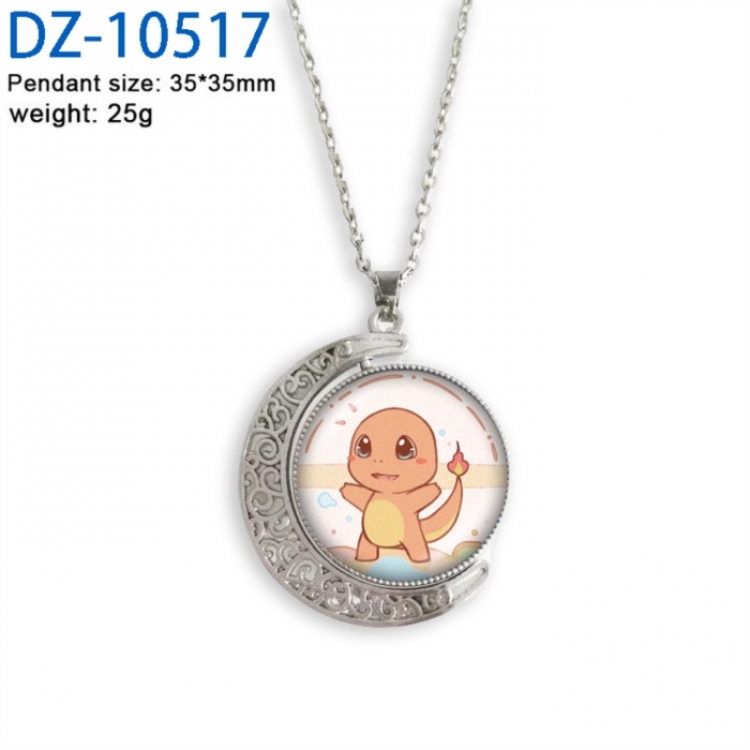 Pokemon Anime Double sided Crystal Rotating Gem Necklace price for 5 pcs