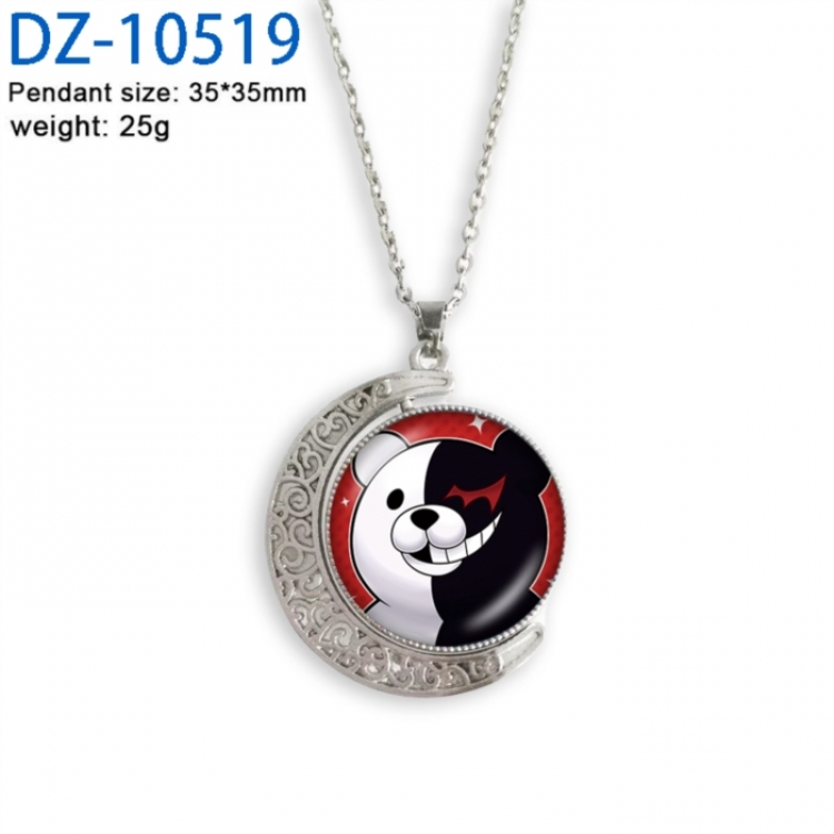 Dangan-Ronpa Anime Double sided Crystal Rotating Gem Necklace price for 5 pcs