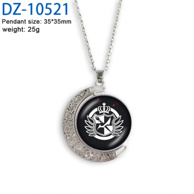 Dangan-Ronpa Anime Double sided Crystal Rotating Gem Necklace price for 5 pcs