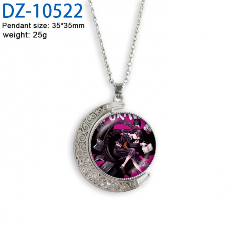Dangan-Ronpa Anime Double sided Crystal Rotating Gem Necklace price for 5 pcs