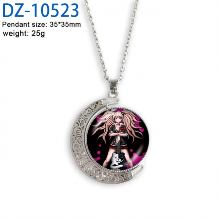 Dangan-Ronpa Anime Double sided Crystal Rotating Gem Necklace price for 5 pcs