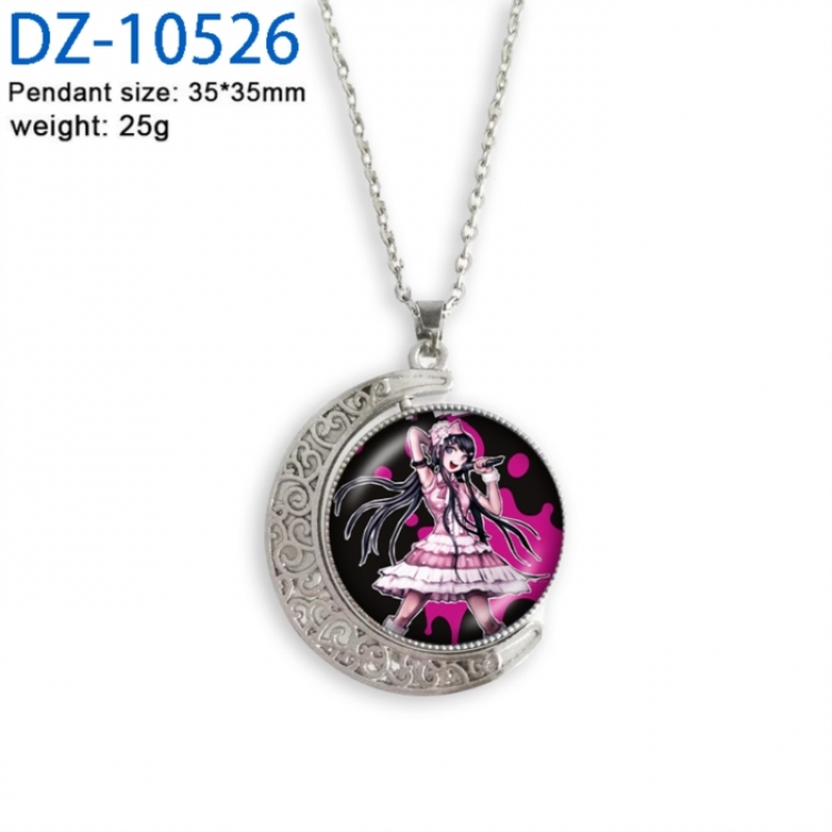 Dangan-Ronpa Anime Double sided Crystal Rotating Gem Necklace price for 5 pcs