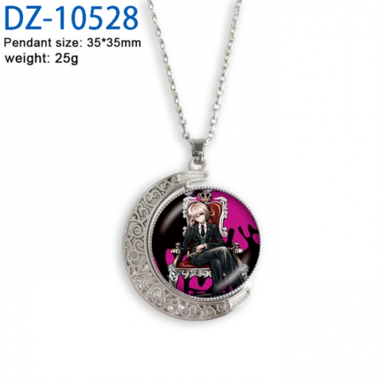 Dangan-Ronpa Anime Double sided Crystal Rotating Gem Necklace price for 5 pcs